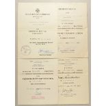 3.1.) Urkunden / DokumenteUrkundengruppe des Unteroffiziers Michael Braun der 4./ Grenadier-Regiment
