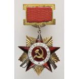 2.2.) WeltSowjetunion: Orden des Vaterländischen Krieges, 1. Modell, 3. Typ, 1. Klasse.Gold, Silber,