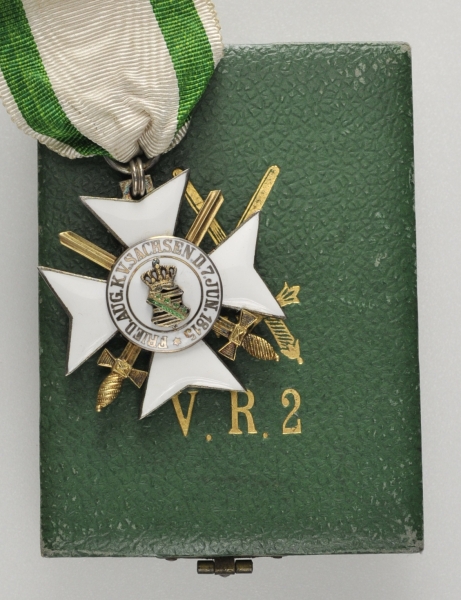 1.1.) Kaiserreich (bis 1933)Sachsen: Zivilverdienstorden, 2. Modell (1912-1918), Ritterkreuz 2.