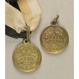 2.2.) WeltRussland: Zwei Medaillen.1.) Medaille Zar Alexander II. auf den polnischen Aufstand 1863-