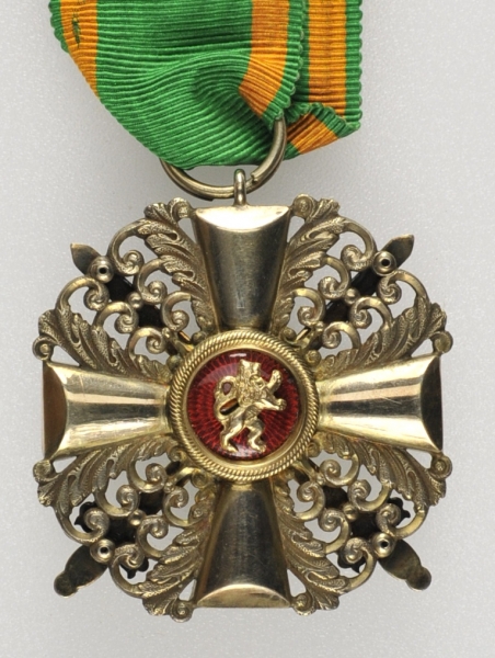 1.1.) Kaiserreich (bis 1933)Baden: Großherzoglicher Orden vom Zähringer Löwen, Ritterkreuz 1. Klasse - Image 3 of 3
