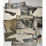 8.1) NachtragUmfangreicher Feld-Luftschiffer-Fotonachlass.Ca. 180 Fotos, diverse Formate, darunter