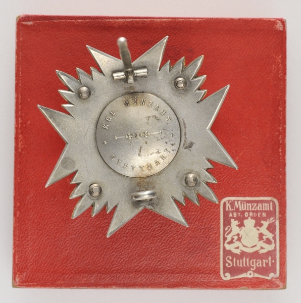1.1.) Kaiserreich (bis 1933)Württemberg: Orden der Württembergischen Krone, Komturkreuz - Image 2 of 3