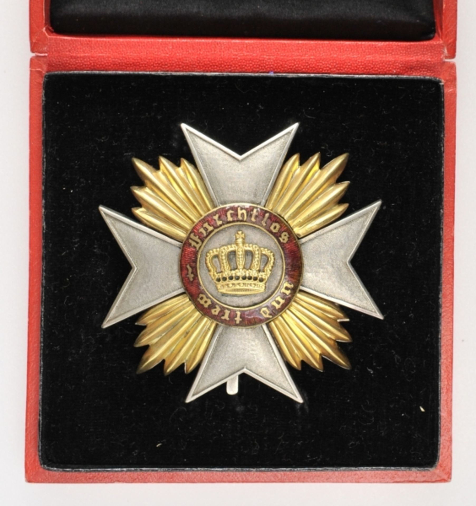 1.1.) Kaiserreich (bis 1933)Württemberg: Orden der Württembergischen Krone, Komturkreuz - Image 3 of 3