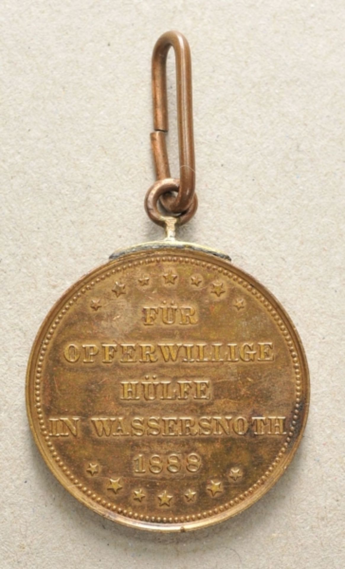 1.1.) Kaiserreich (bis 1933)Mecklenburg-Schwerin: Medaille für opferwillige Hilfe in der Wassernot. - Image 2 of 2
