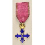 2.1.) EuropaRumänien: Orden Michael des Tapferen, 2. Modell (1941-1944), 3. Klasse.Buntmetall