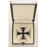 1.2.) Deutsches Reich (1933-45)Eisernes Kreuz, 1939, 1. Klasse, im Etui - "26".Geschwärzter