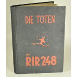 6.1.) LiteraturEhrenbuch des württembergischen Reserve-Infanterie-Regiments Nr. 248.Buchdruckerei