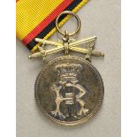 1.1.) Kaiserreich (bis 1933)Reuss: Goldene Verdienstmedaille, 2. Modell (1909-1918), mit