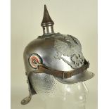 4.1.) Uniformen / KopfbedeckungenPreussen: Kürassier Helm für Mannschaften, 1914, Feldgrau.