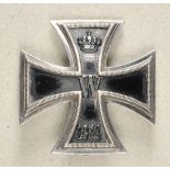 1.1.) Kaiserreich (bis 1933)Preussen: Eisernes Kreuz, 1914, 1. Klasse - 925.Geschwärzter