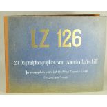 6.1.) LiteraturAlbum LZ 126 - Zeppelin/Luftschiff.20 Originalphotographien vom Amerika Luftschiff LZ