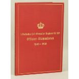 6.1.) LiteraturOffiziers-Stammliste der 1. Badischen Leib-Grenadier-Regiment No. 109 (1803-1903).146