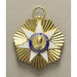 2.2.) WeltVenezuela: Orden von Andreas Bello, Offizierskreuz.Silber vergoldet, teilweise emailliert,