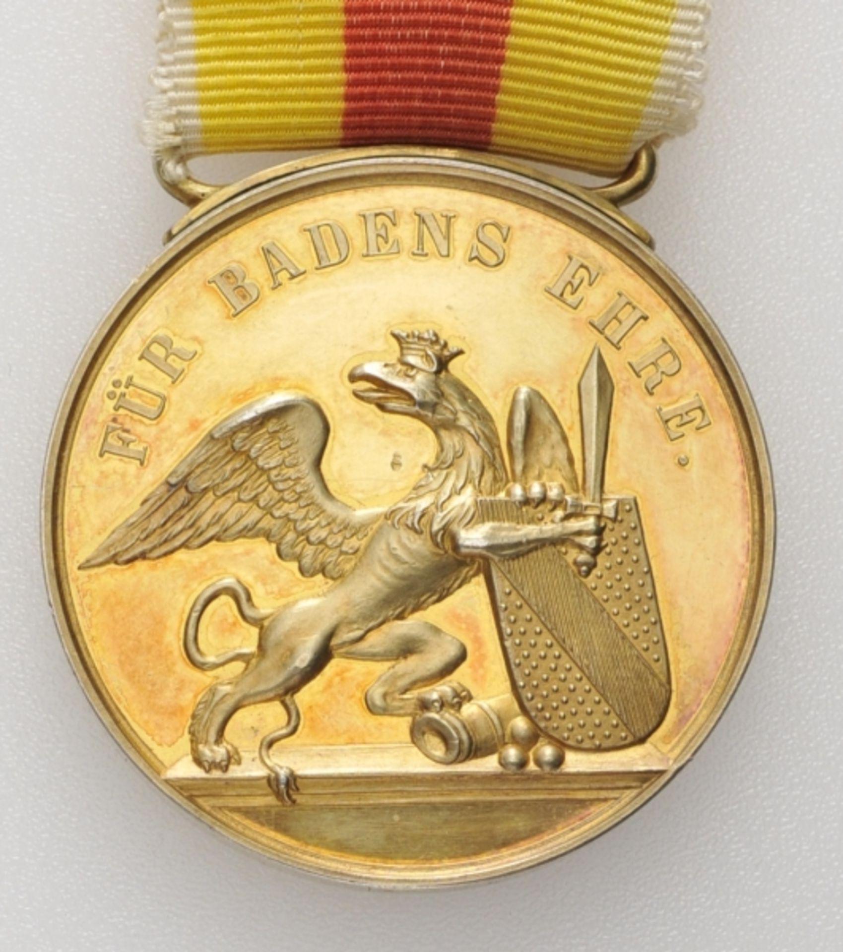 1.1.) Kaiserreich (bis 1933)Baden: Silberne Karl Friedrich Militär Verdienst Medaille für den - Image 2 of 2