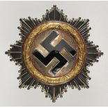 1.2.) Deutsches Reich (1933-45)Deutsches Kreuz, in Gold.Cupal, teilweise vergoldet, versilbert und