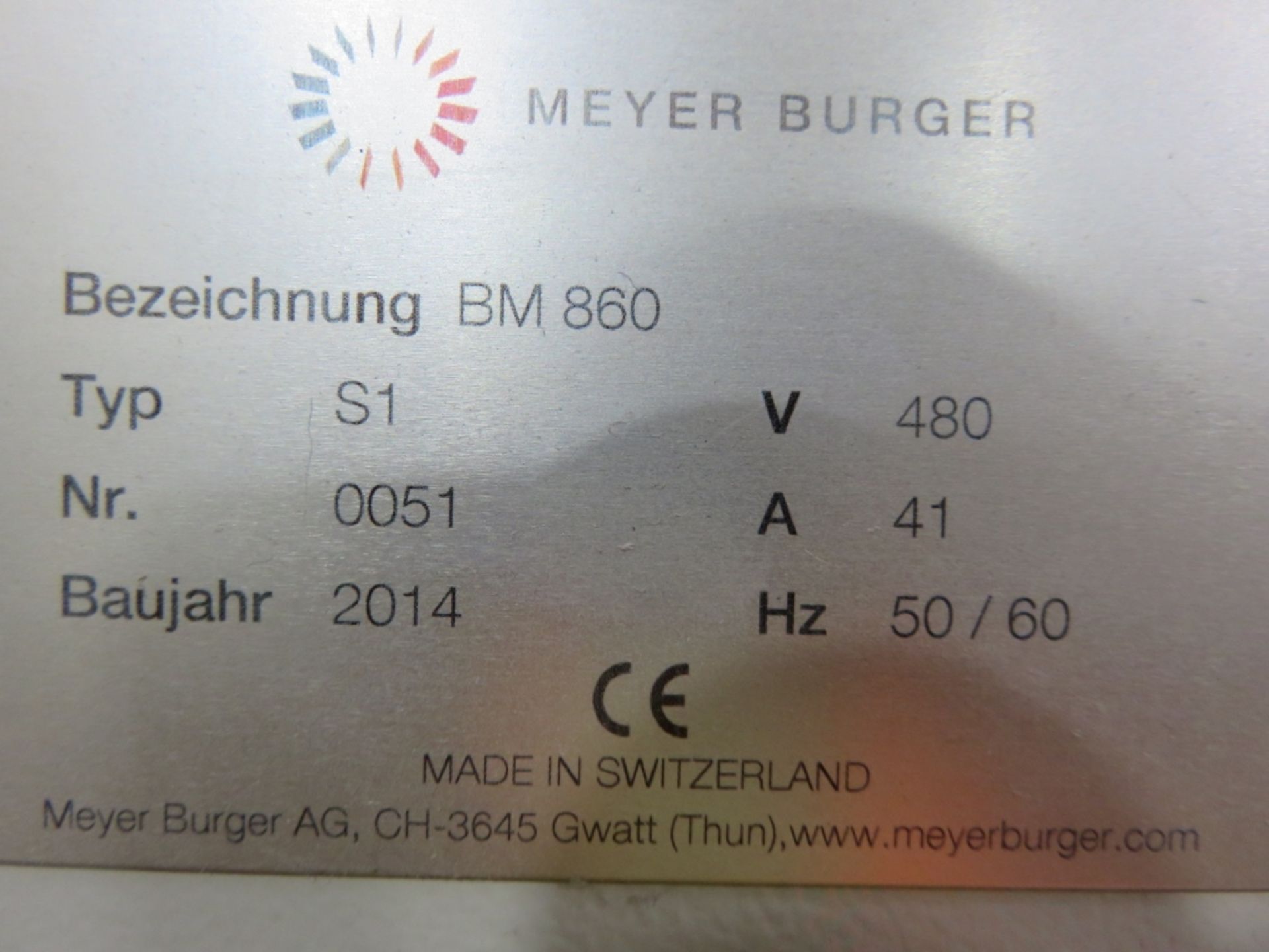 2014 MEYER BURGER TECHNOLOGIES BRICKMASTER BM 860 DIAMOND WIRE SAW SN. 00-51 - Image 5 of 5