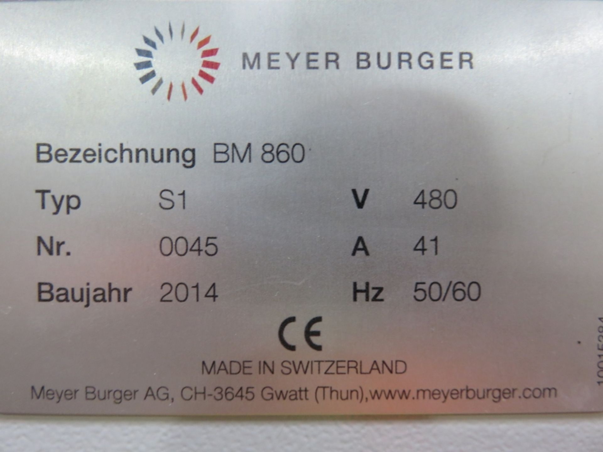 2014 MEYER BURGER TECHNOLOGIES BRICKMASTER BM 860 DIAMOND WIRE SAW SN. 00-45 - Image 5 of 5