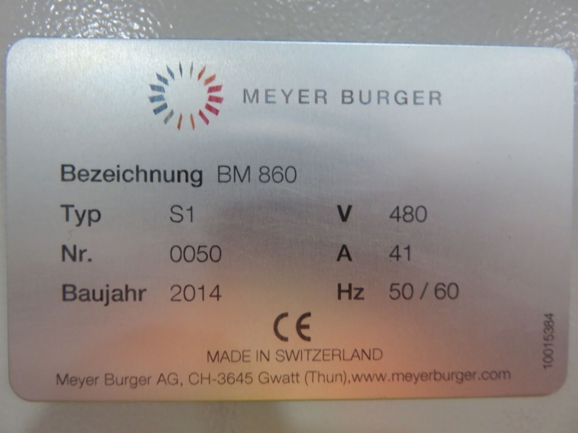 2014 MEYER BURGER TECHNOLOGIES BRICKMASTER BM 860 DIAMOND WIRE SAW SN. 00-50 - Image 6 of 6