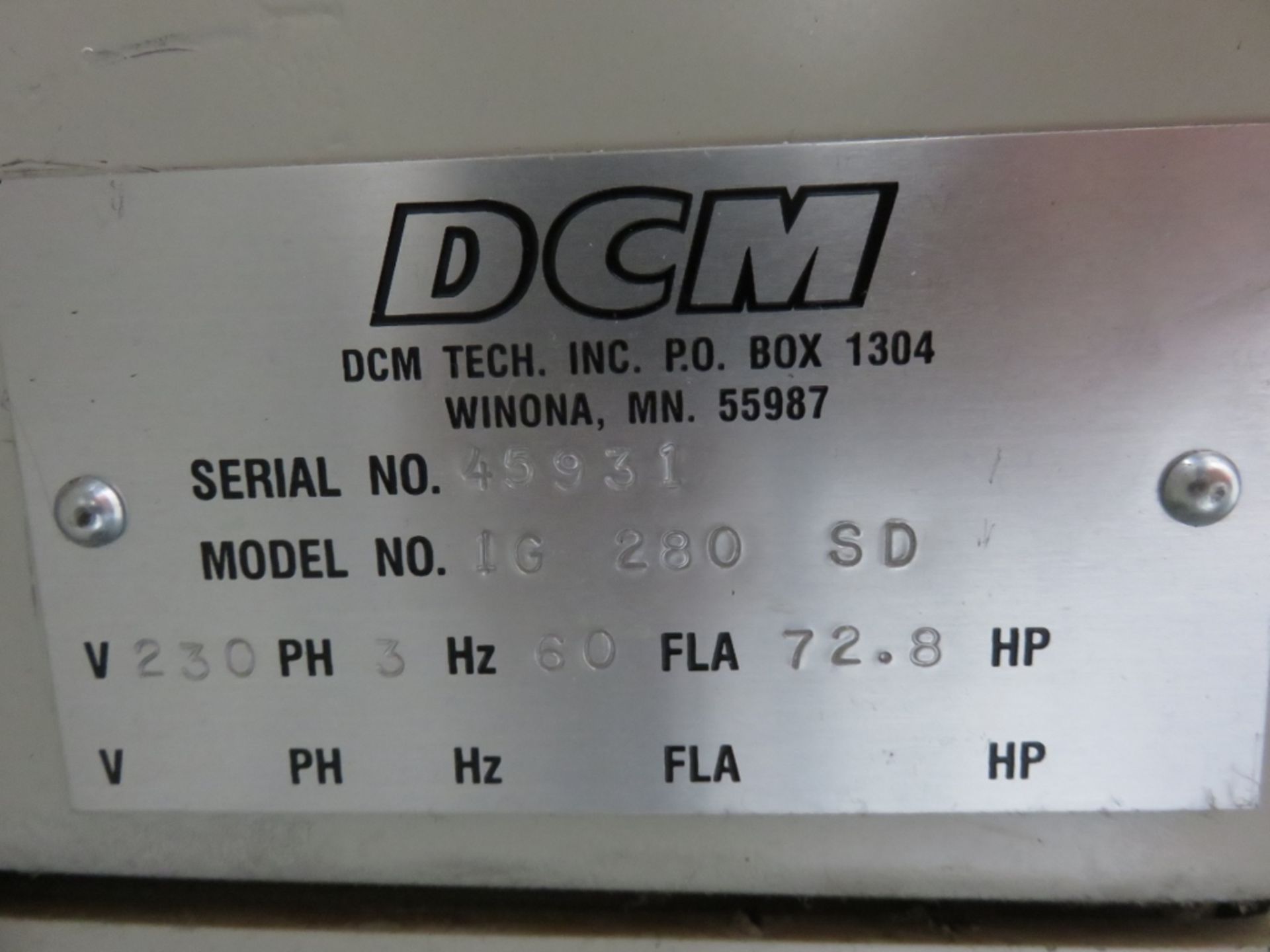 DCM - IG280SD ROTARY SURFACE GRINDER SN. 45931 - Image 6 of 6