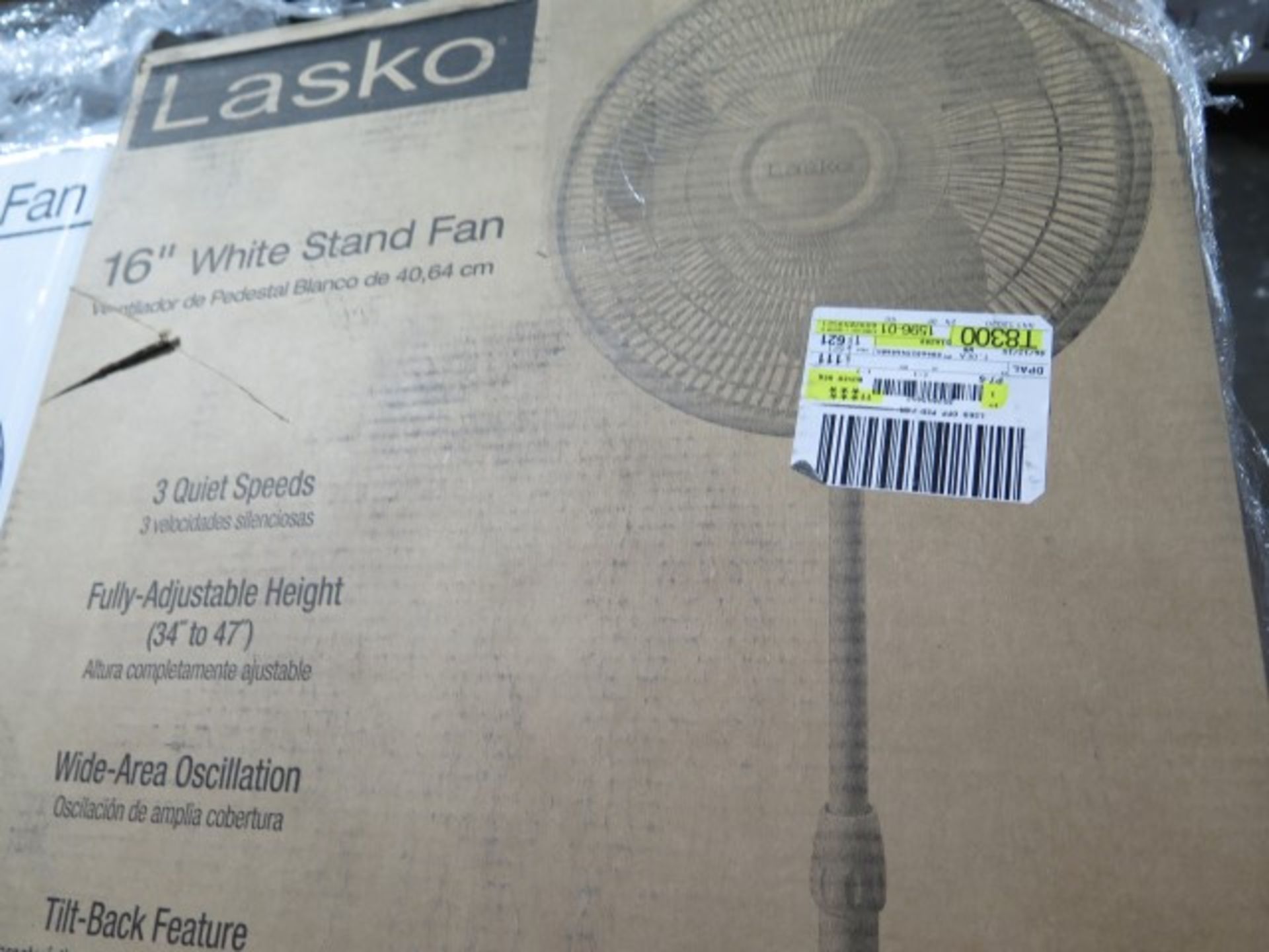 Lot of Fans, Lighting & Scales with $538 ESTIMATED retail value. Lot includesLasko 16" Pedestal - Image 4 of 6