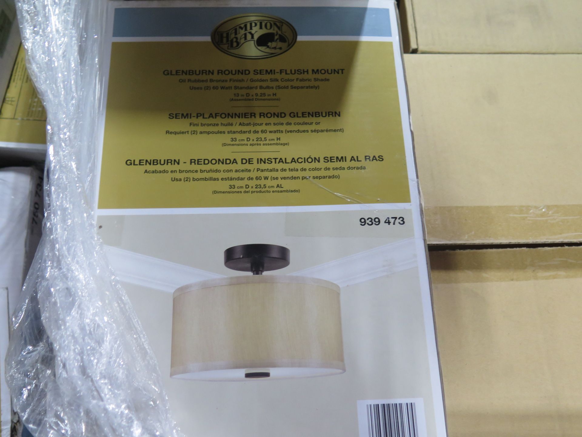 Lot of Lighting  with $2073 ESTIMATED retail value. Lot includesUniversal Ceiling Fan Light Kit2-