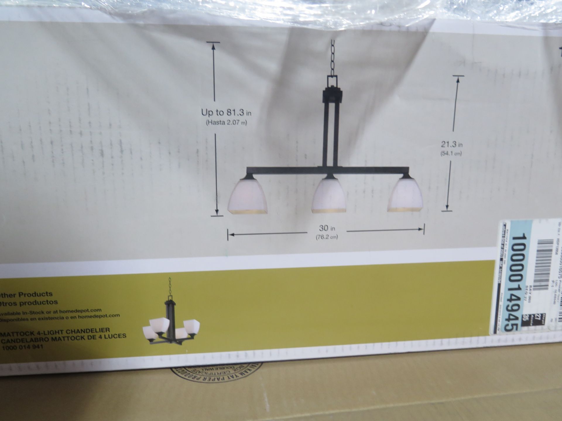 Lot of Lighting  with $2073 ESTIMATED retail value. Lot includesUniversal Ceiling Fan Light Kit2- - Image 2 of 5