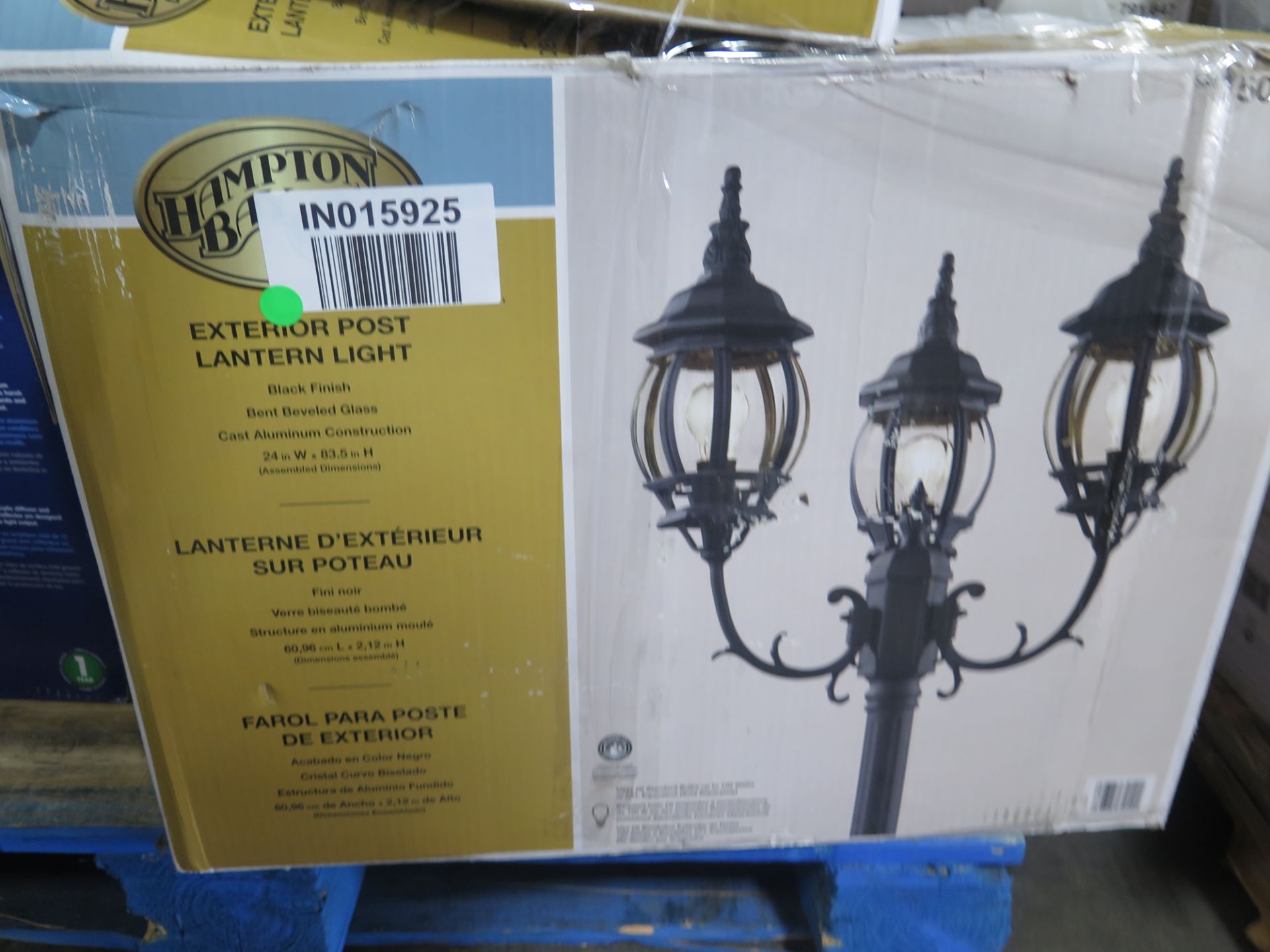 Lot of Lighting with $1320 ESTIMATED retail value. Lot includes3-Head Black Outdoor Post LightMosaic - Image 2 of 5