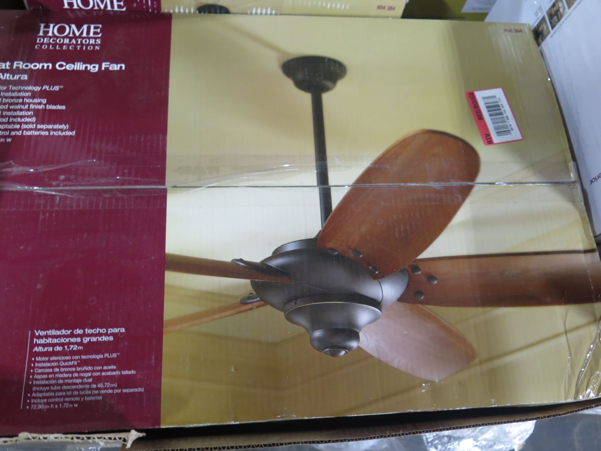 Lot of Home; Lighting & Ceiling Fans, Chandelier  & Outdoor Wall Mounted Lighting. with $1360