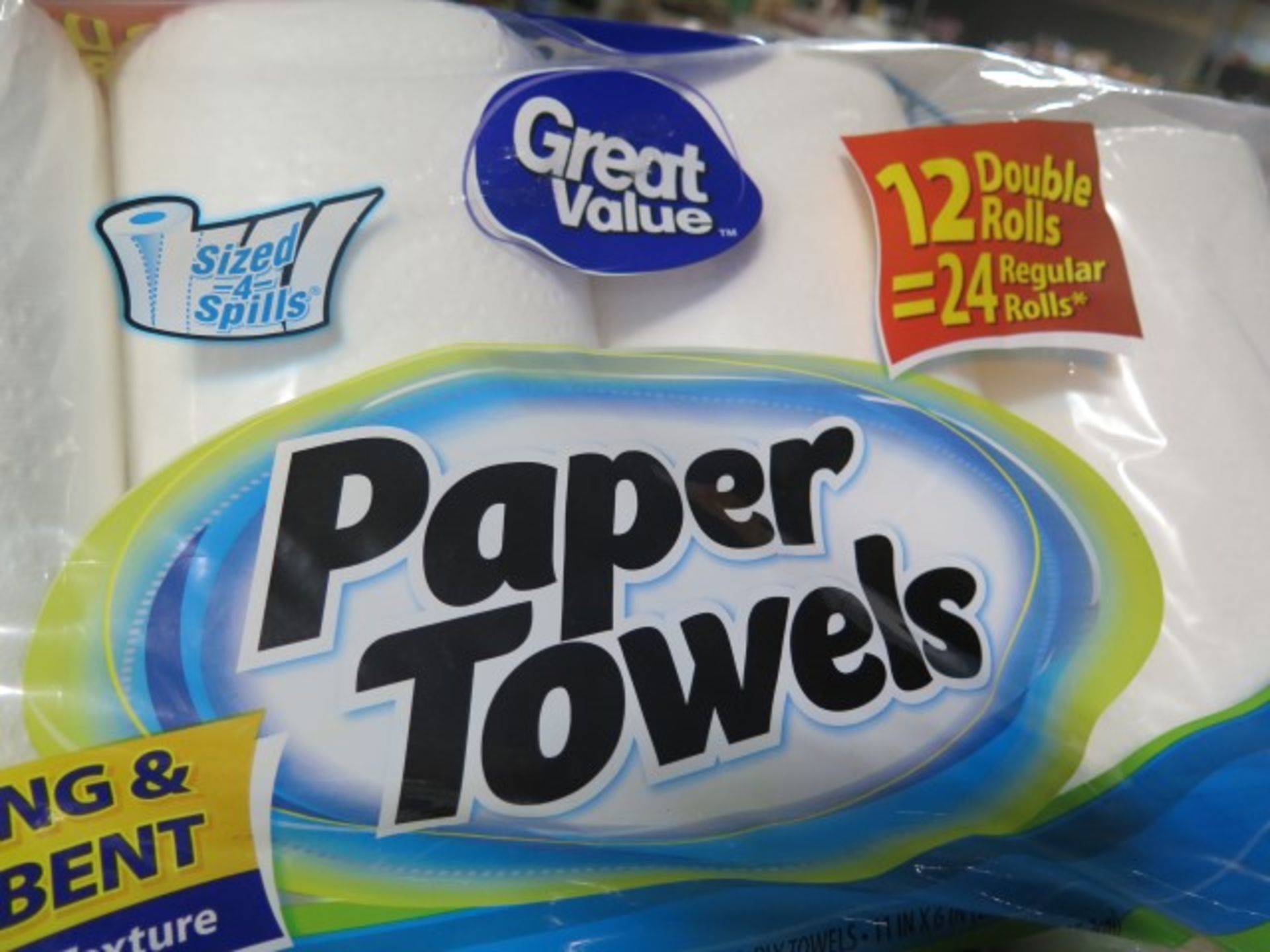 Lot of Paper Products with $525 ESTIMATED retail value. Lot includesAssorted Toilet Tissue, paper