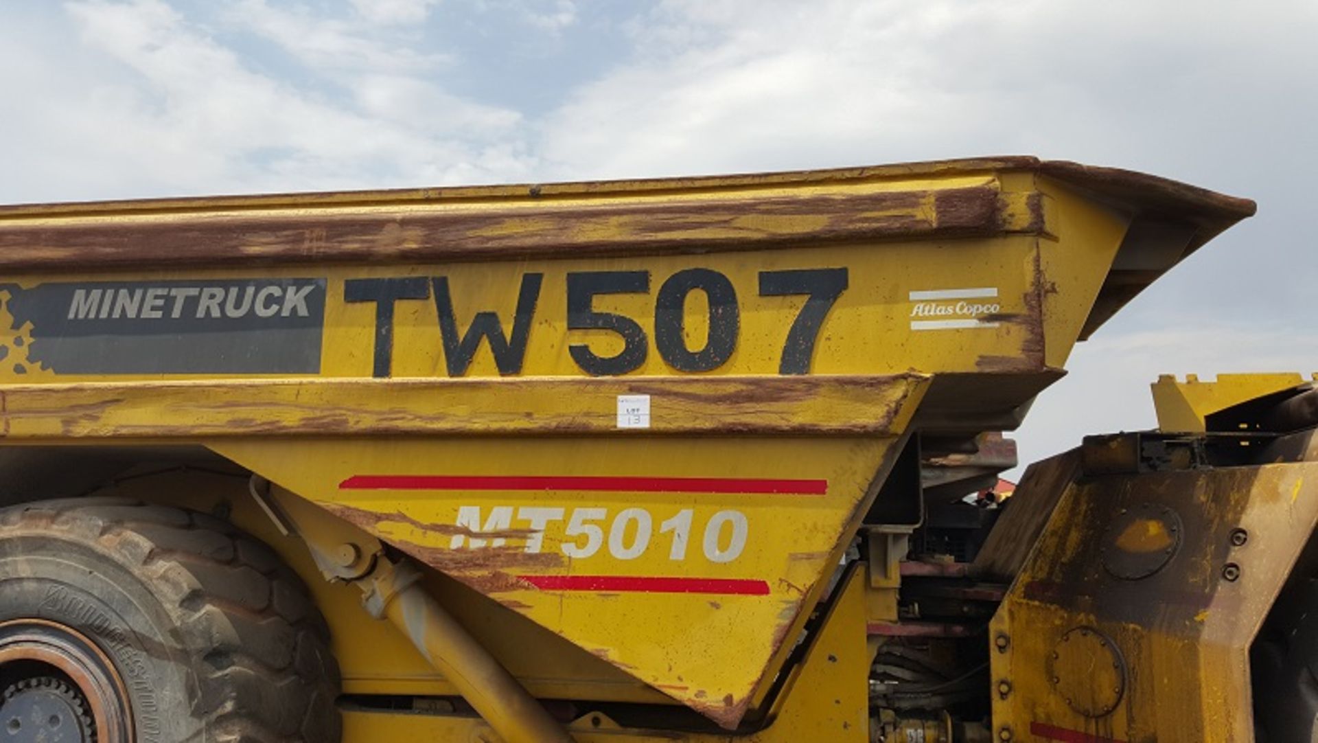 Atlas Copco Wagner MT5010 Underground Dump Truck (TW507) - Image 3 of 4