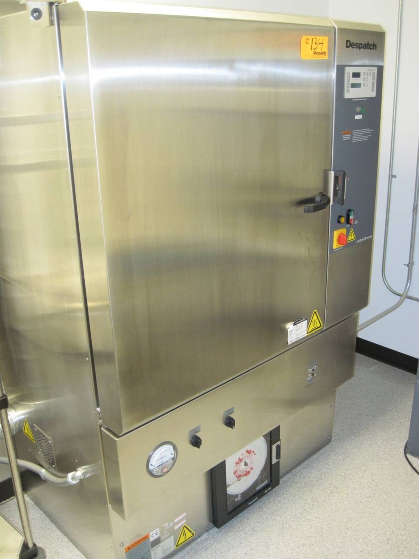 Despatch Mdl: LCC2-14-3PT Depyrogenation Oven, Pass Through, 24" X 24" X 30", 9 Shells, Max Temp 500