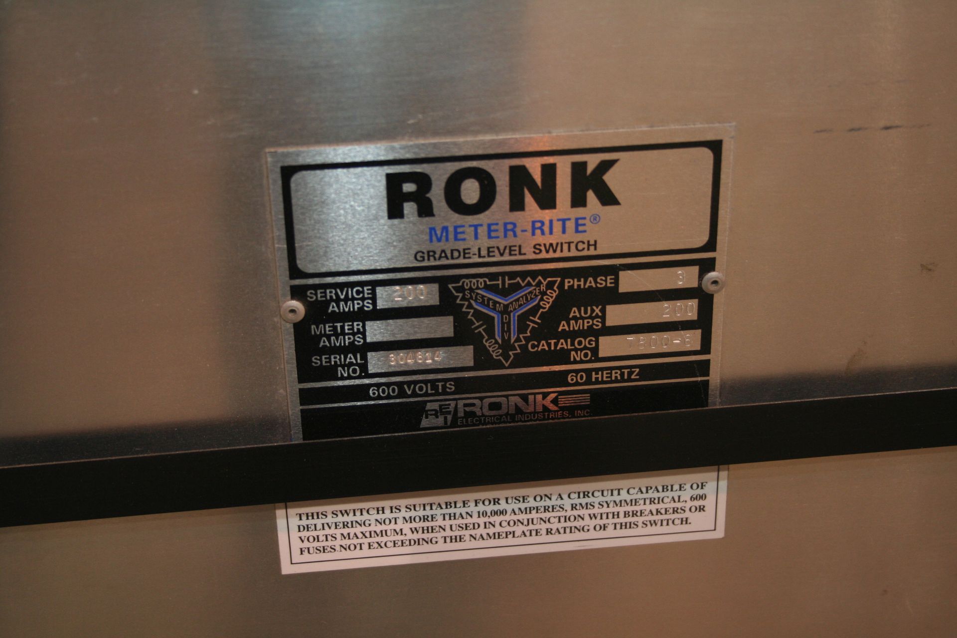 (1) 150 KVA Transformer, (1)Ronk Meter-Rite - Image 4 of 4