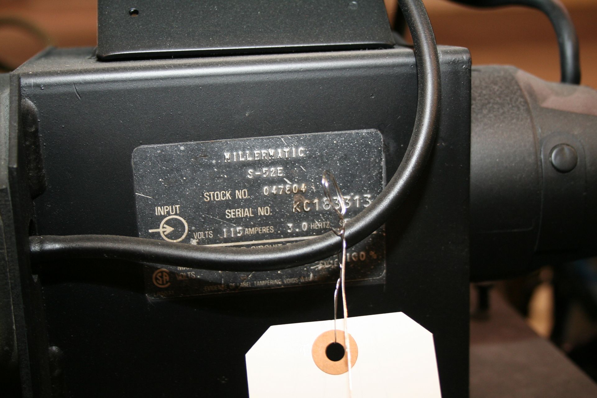 Miller CP-200 Welder with Miller Wire Feeder - Image 3 of 3