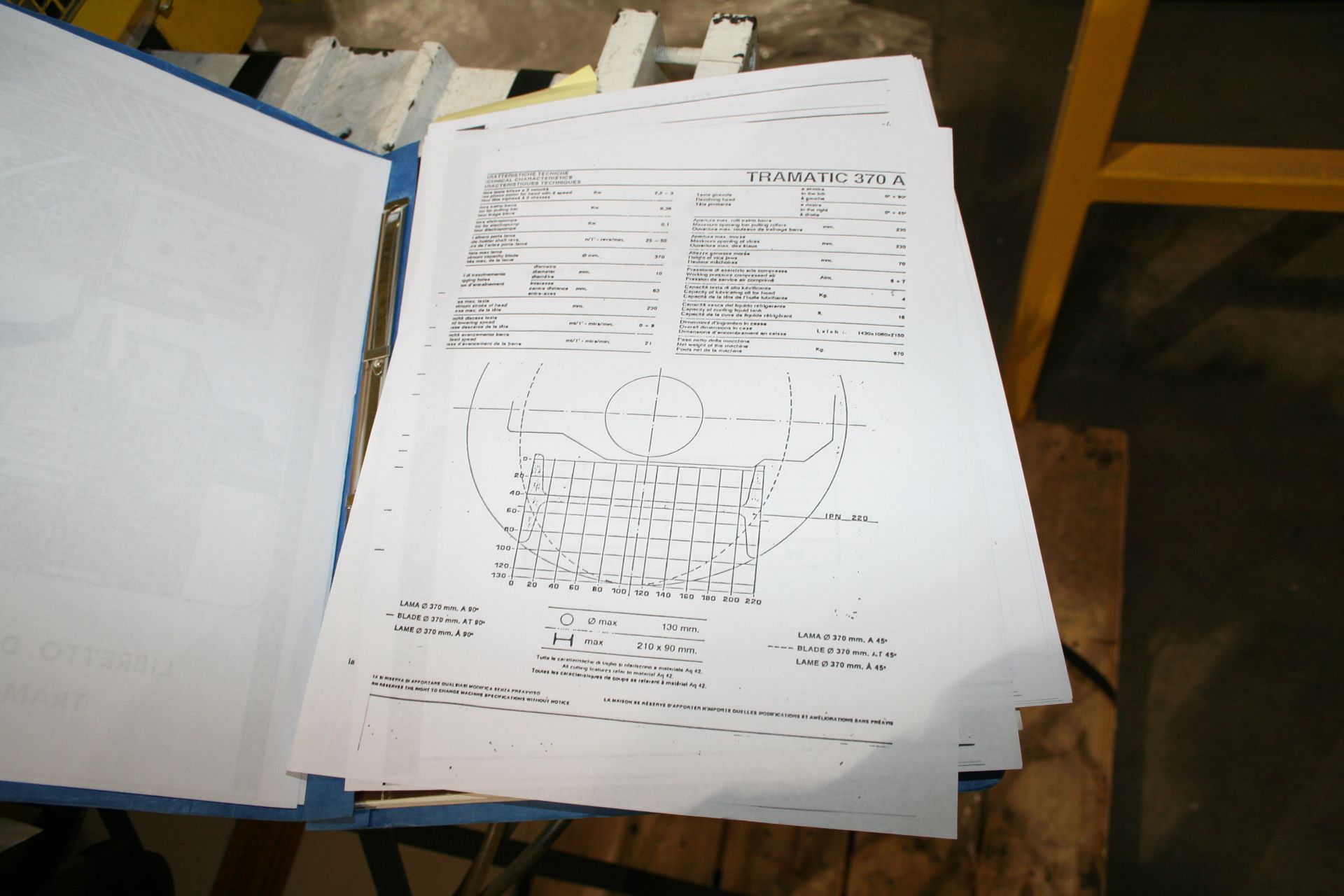 Promacut Model Tramatic 370A Cold Saw - Image 4 of 4