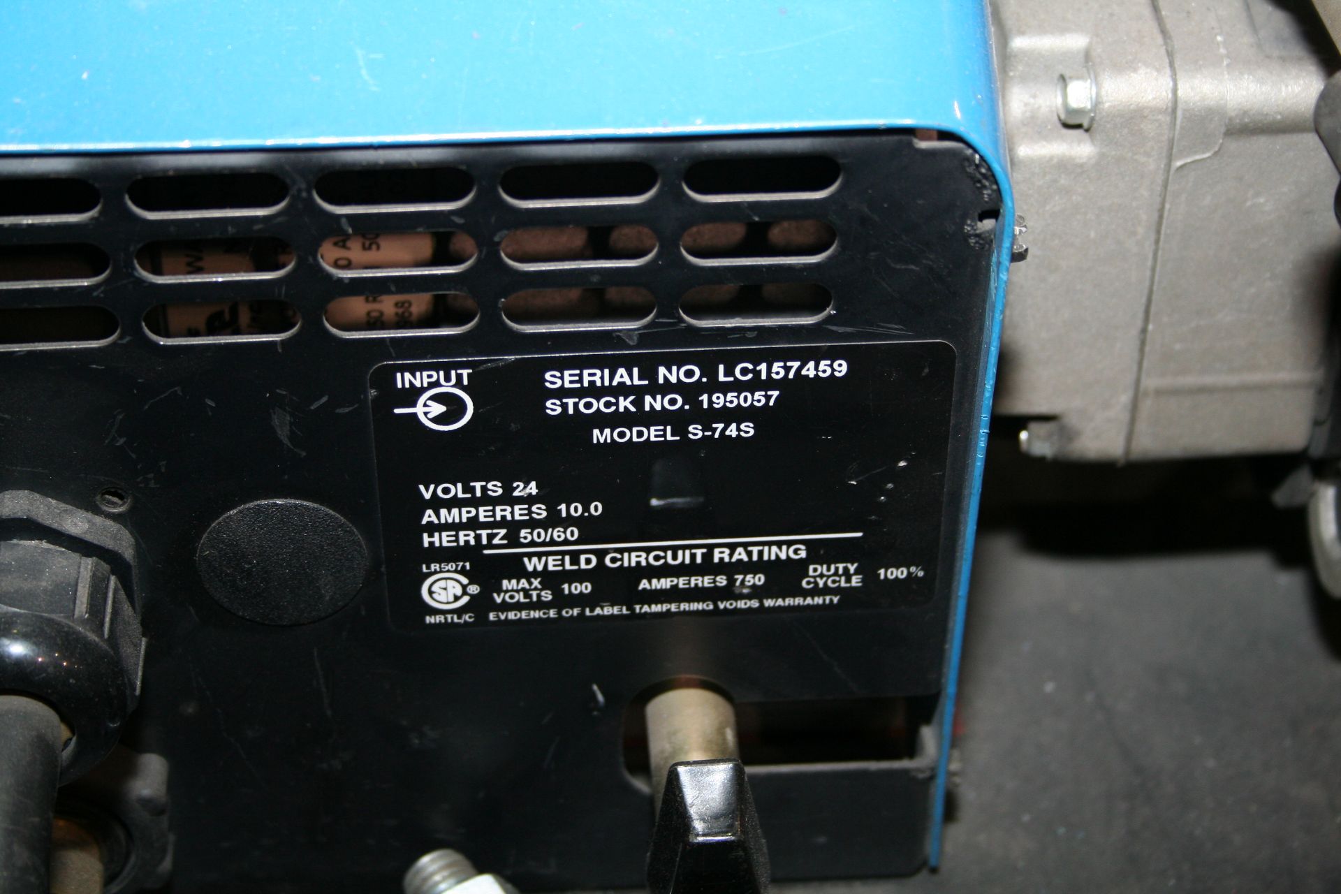 Lincoln Invertec V 300 Pro Welder with Miller 70 Series Wire Feeder - Image 3 of 3