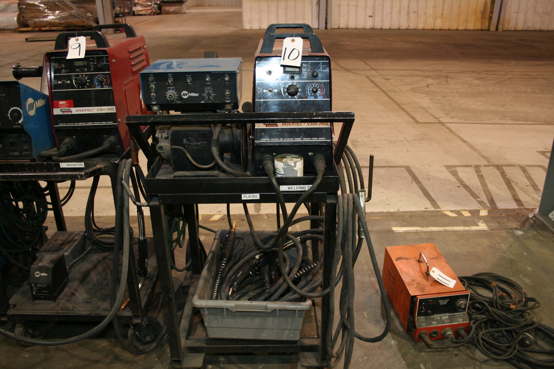 Lincoln Invertec V 300 Pro Welder with Miller Wire Feeder