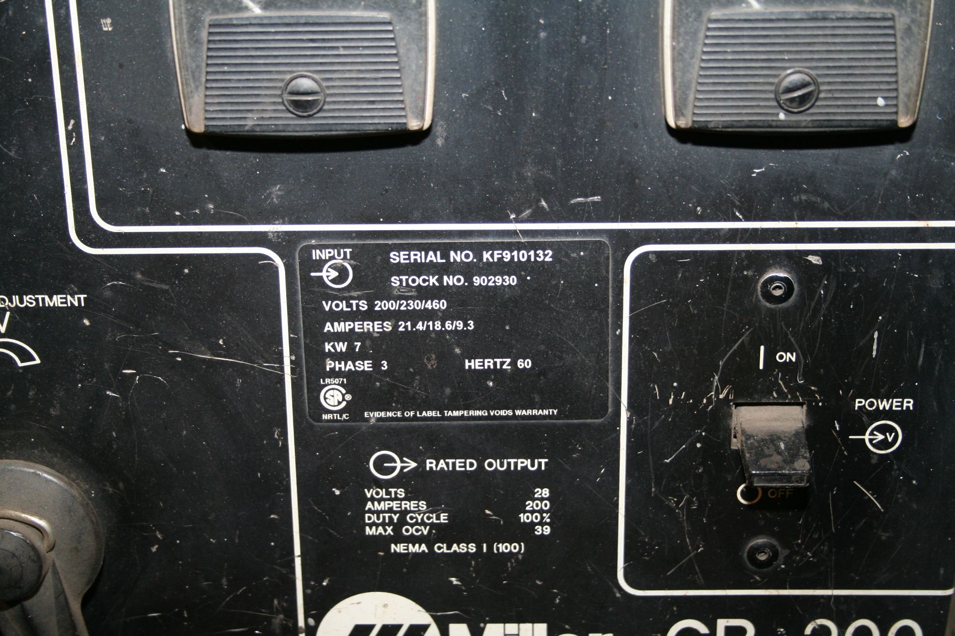 Miller CP-200 Welder with Miller 22A Wire Feeder - Image 2 of 3