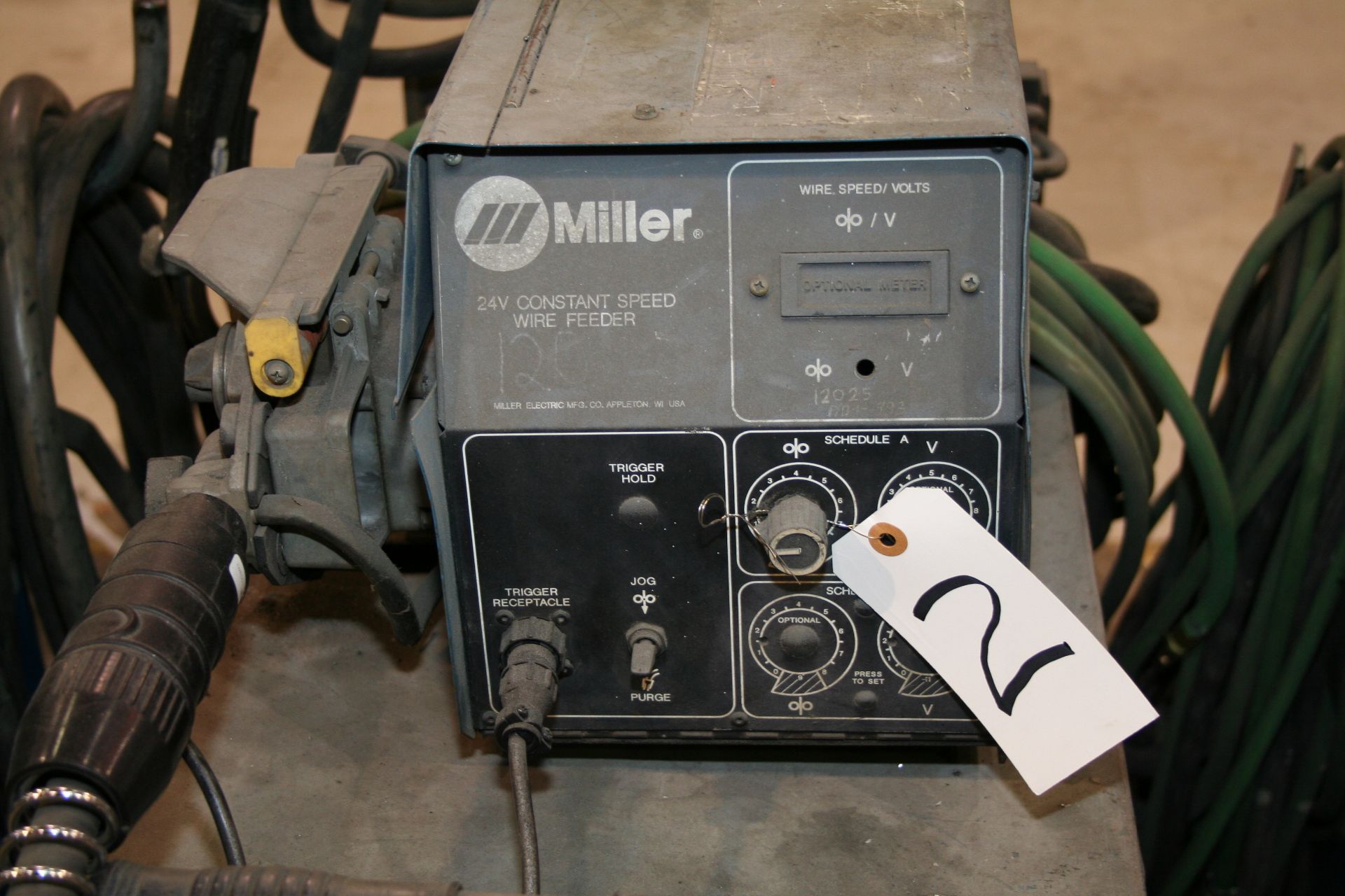 Miller CP-300 Welder with Miller Wire Feeder - Image 3 of 3