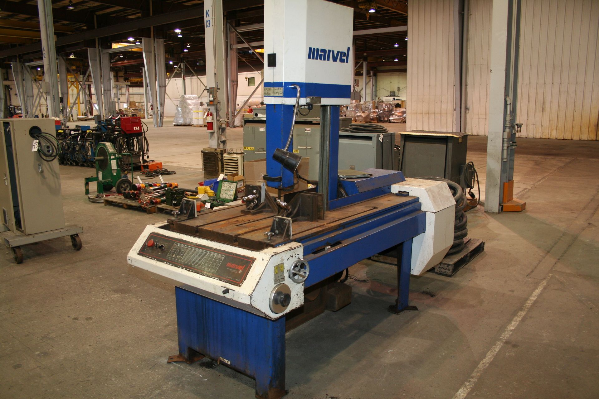 Marvel Series 8 Mark II Rollin Vertical Band Saw with (3) Boxes of Extra Blades - Image 2 of 4