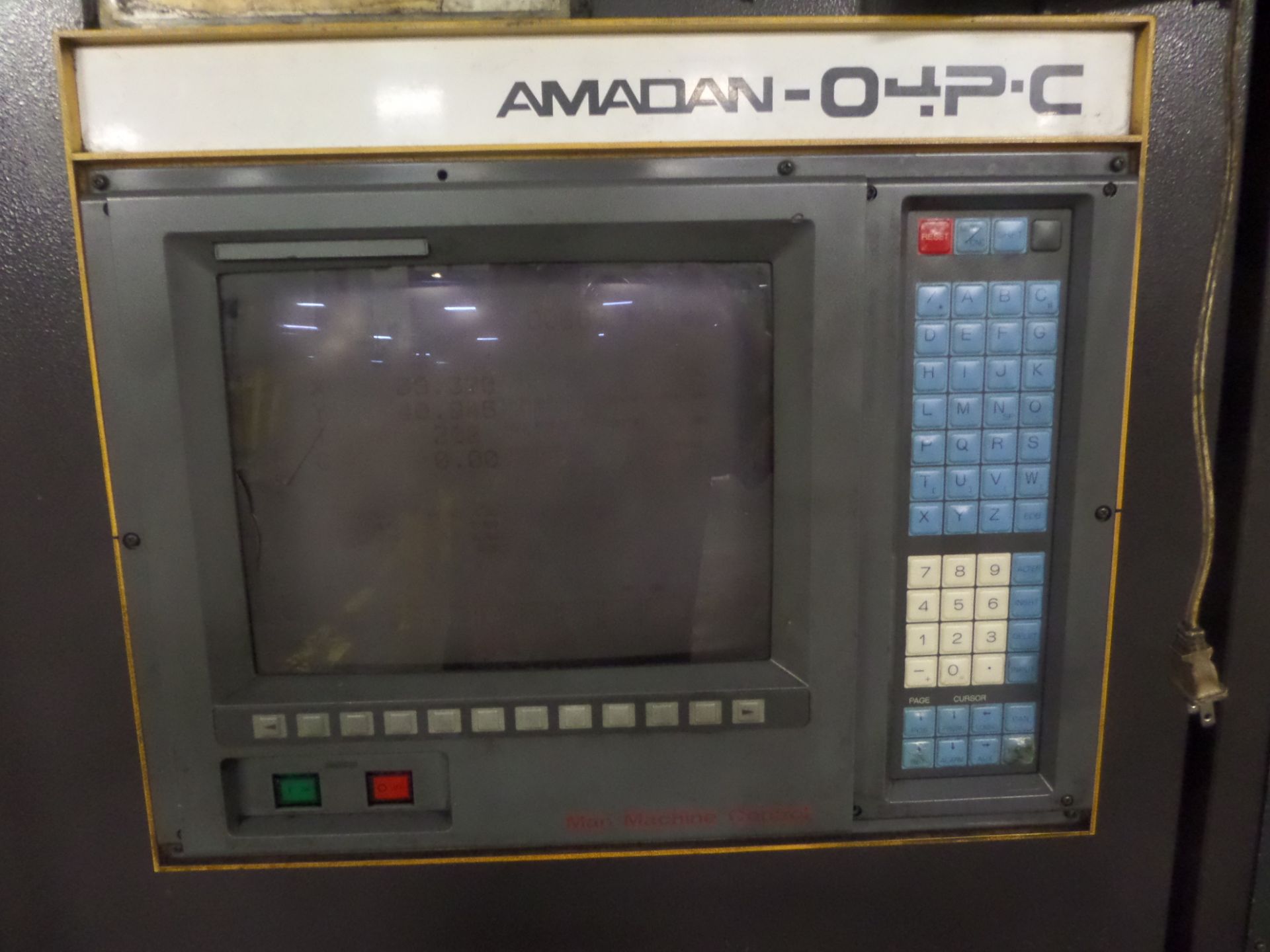 20-Ton Amada Mdl: PEGA 204040 Turret Press, 24 Stations, Amadan 04P-C Controls, Fanuc Drives, - Image 2 of 8