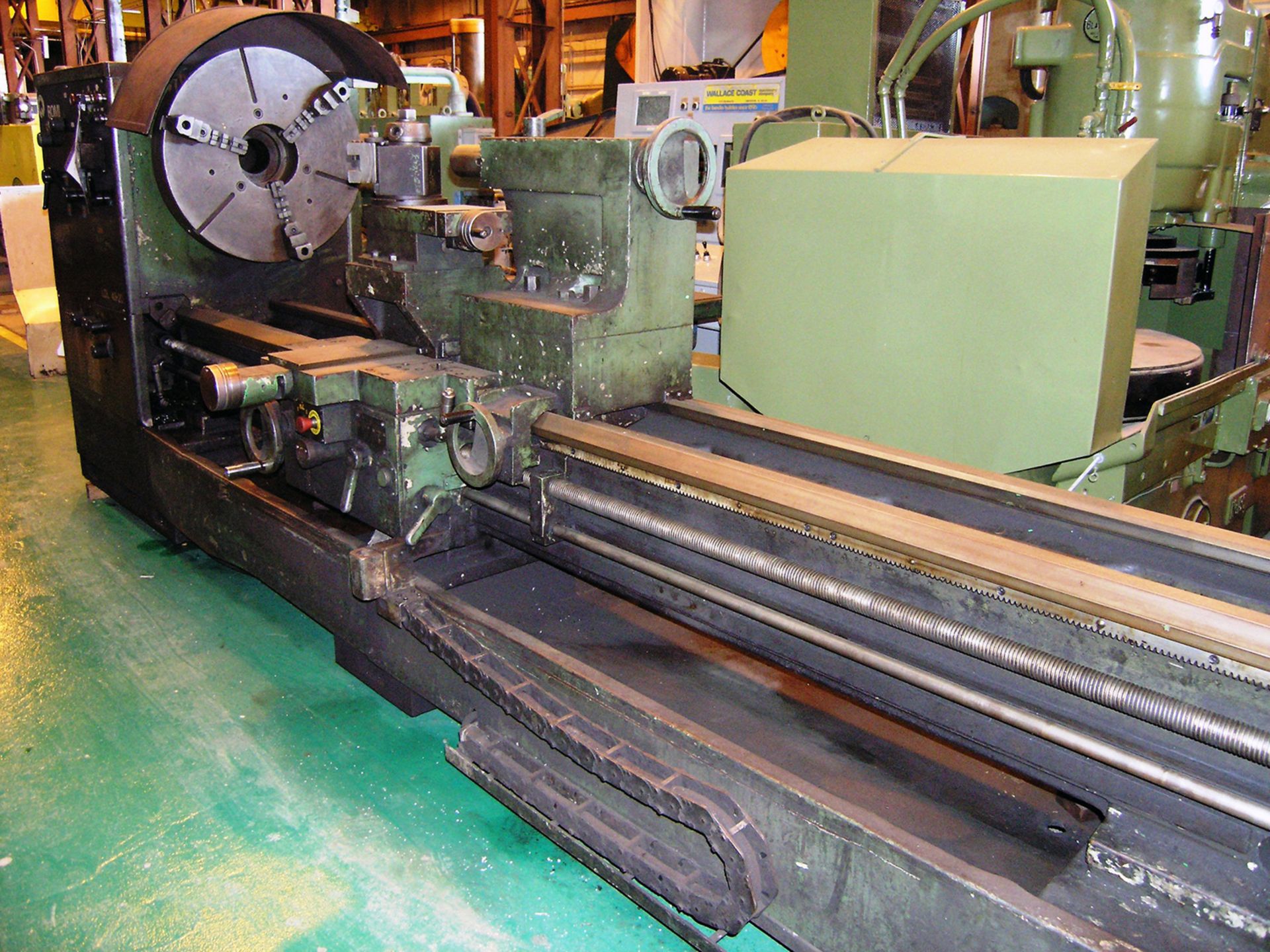 Romi  43" x  120" Romi Model LDL 43-20 Engine Lathe, S/N 210-27818, 30"  3 Jaw Chuck, Quick Change