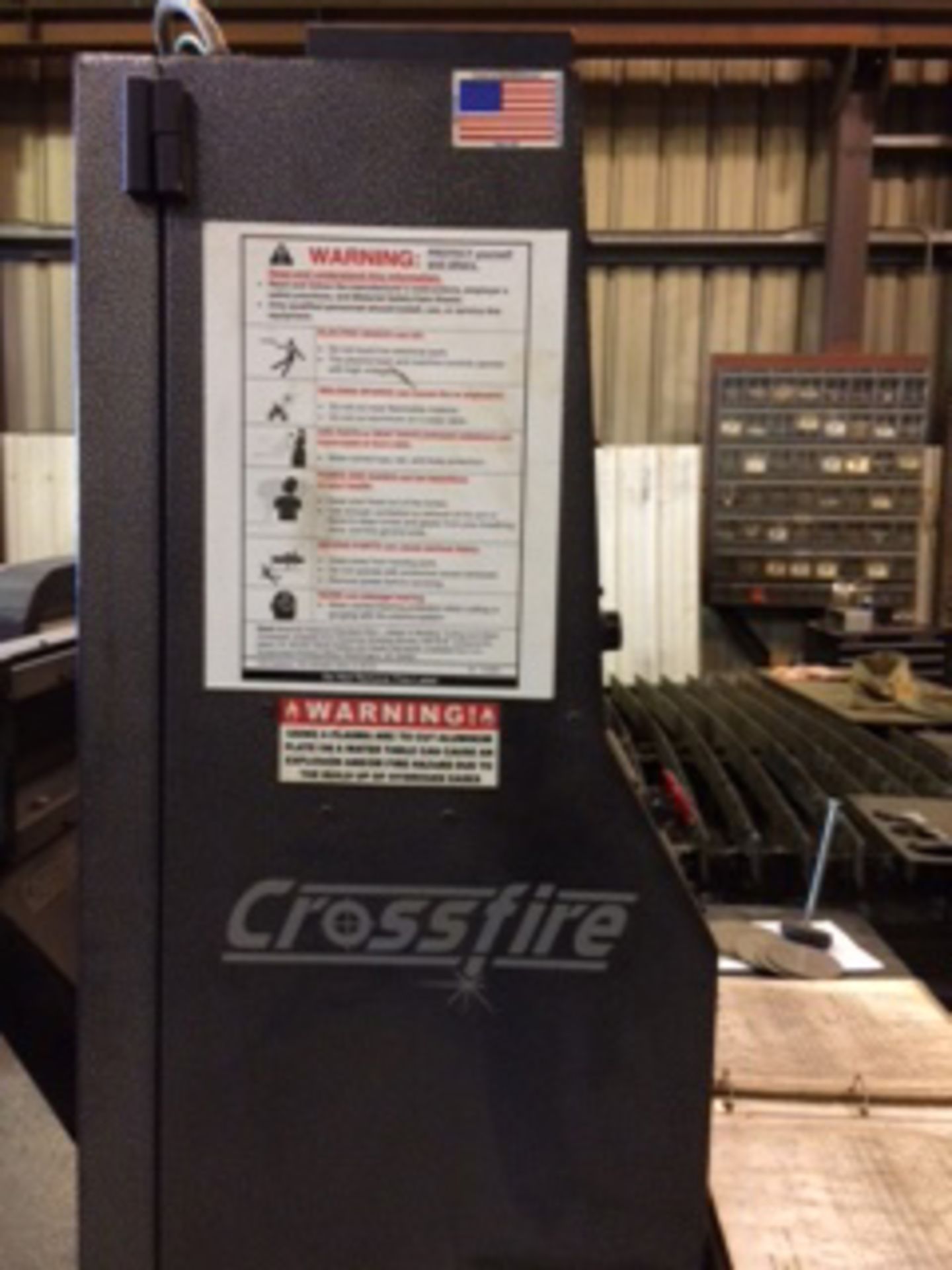 2007 10' x 21' C & G Crossfire Ultracut 300 Plasma System, Kilburn Inova THC & Lifter, Collision - Image 21 of 28