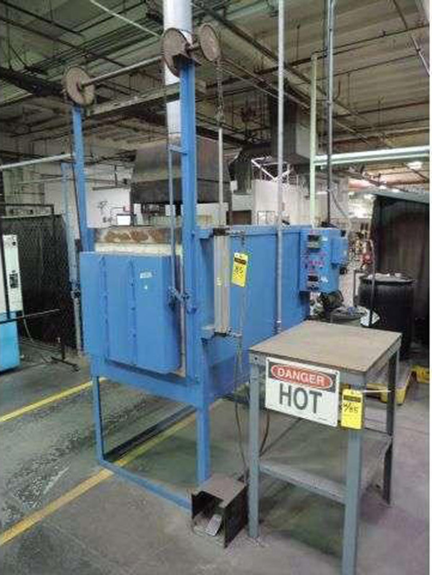 Lucifer 24" x 18" x 18" Lucifer Model HL7GF-024 Gas Fired Furnace S/N 5678, 2,300 Degrees F Max.