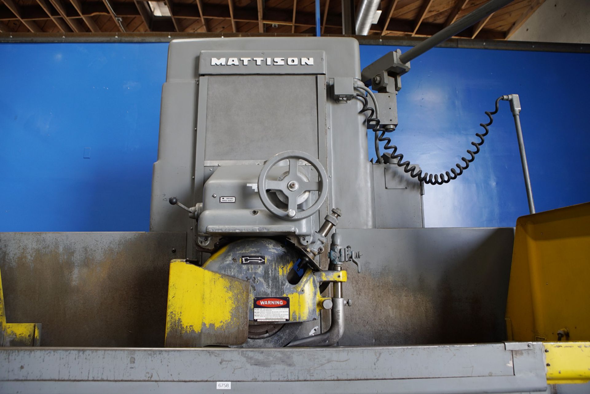 Mattison  12" x  36" Mattison Model 1236 Automatic Surface Grinder, S/N 24064 (1979), 3 Axis Power - Image 7 of 11