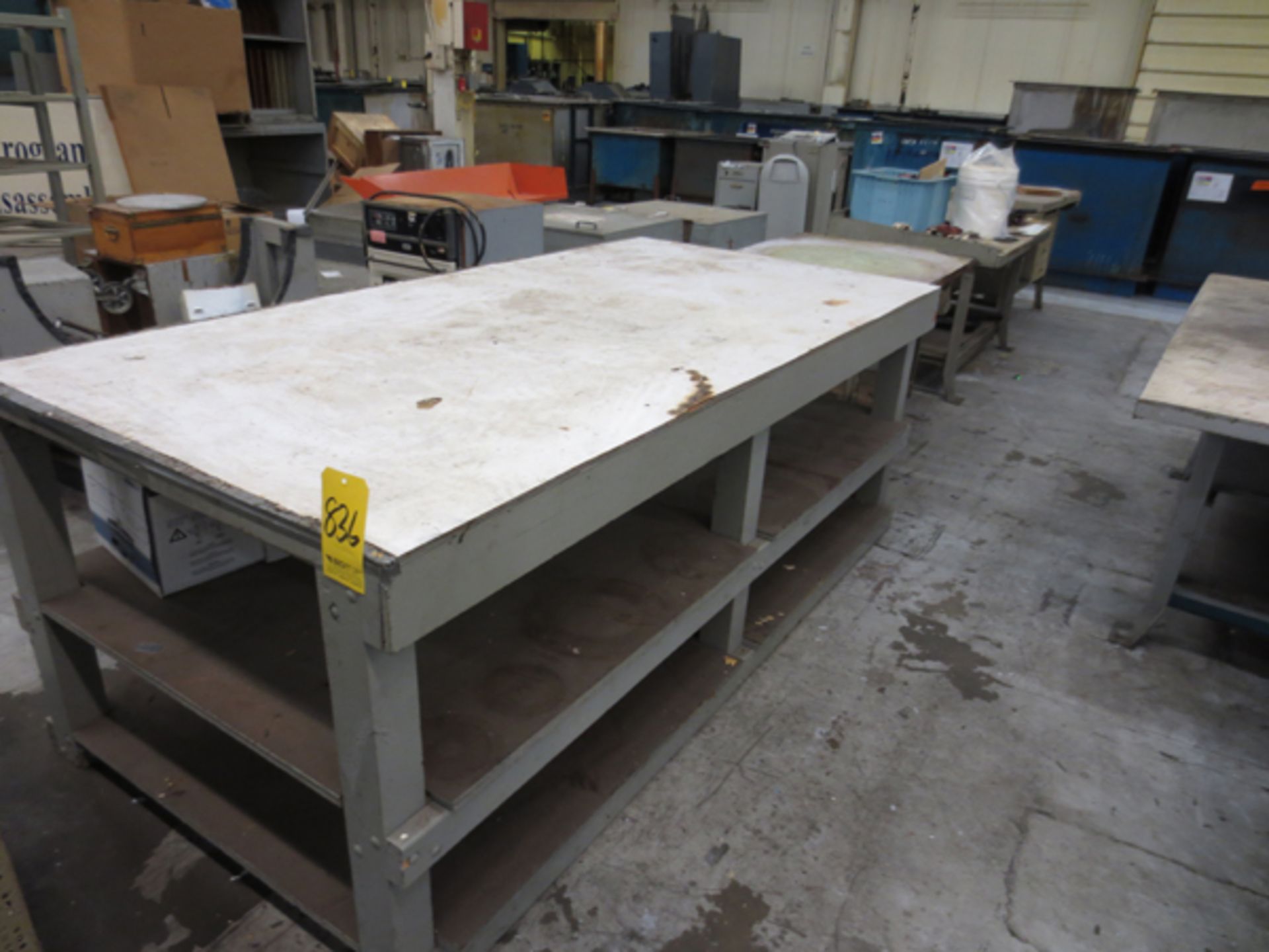 Row Includes 4 Work Benches