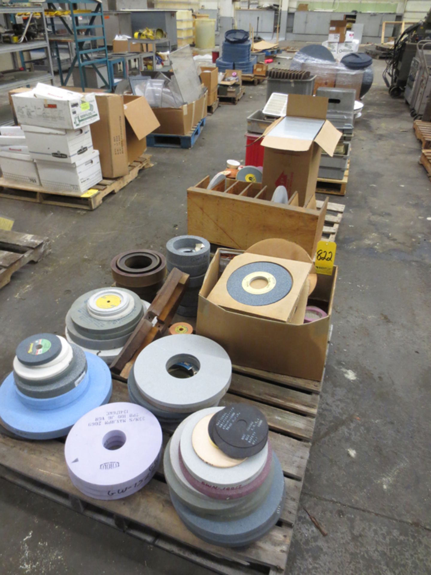 Pallets w/ Grinding Wheels and Filters