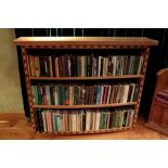 A "Cadman" contemporary craftsman made oak bookcase having inlaid carcass fitted two adjustable