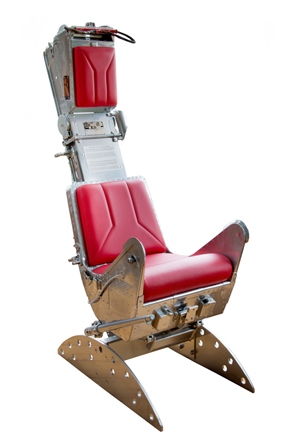 A "Canberra" bomber ejection seat (the "Canberra" was a tactical nuclear strike aircraft),