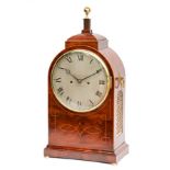 REID AND AULD, EDINBURGH (1806-23) A Regency bracket clock, the arched mahogany case with inlaid